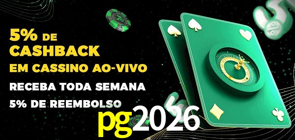 Promoções do cassino ao Vivo pg2026